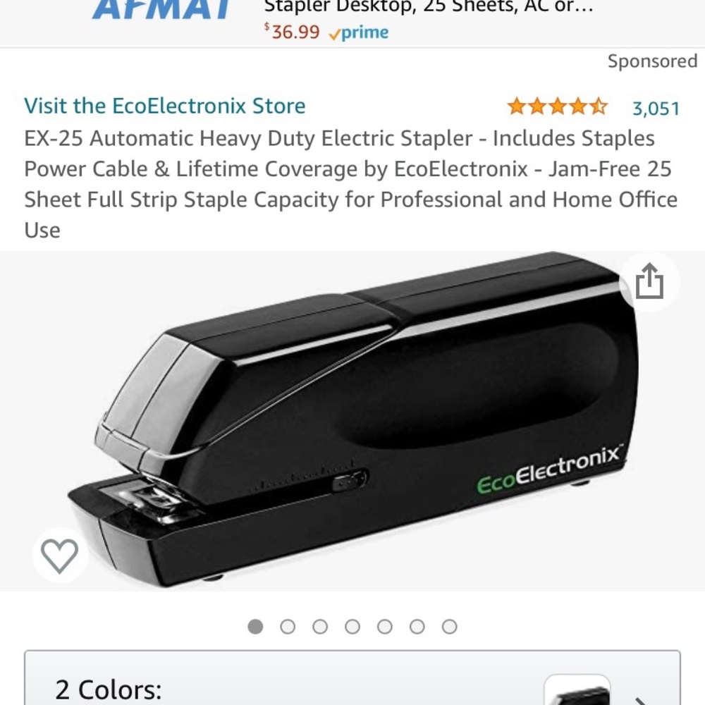 Electric stapler, does not include staples.